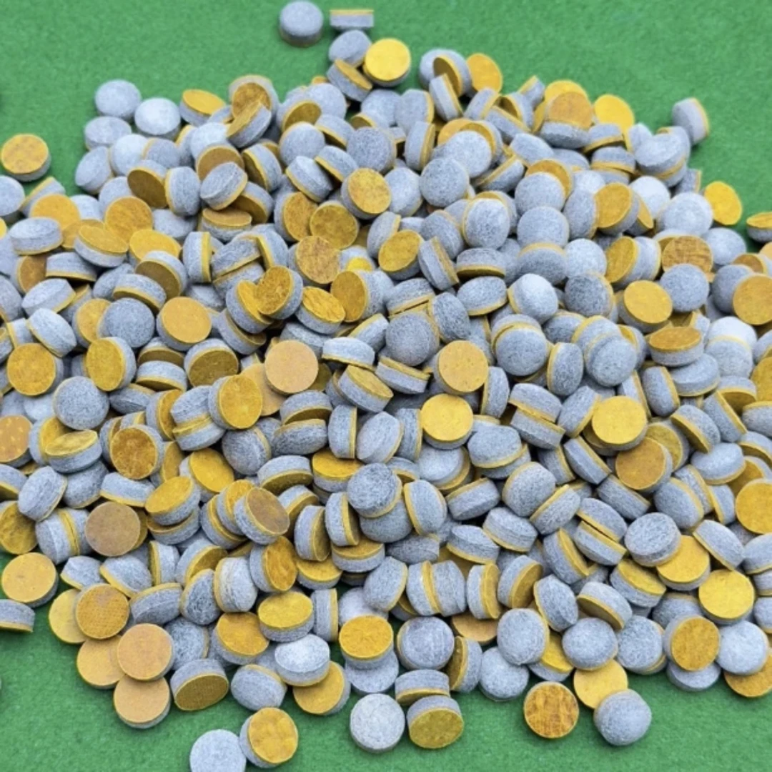 于大师台球杆小头杆皮头 单层牛皮压制 不含胶水 11MM【顺丰包邮】