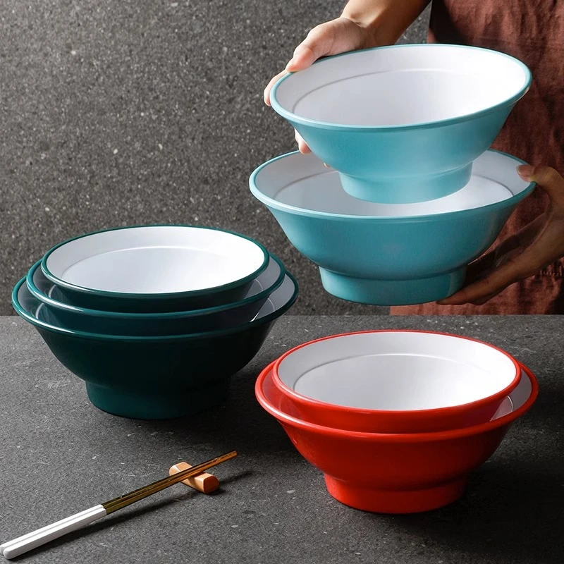 密胺餐具面碗商用面馆专用麻辣烫大碗汤碗餐厅塑料汤粉拌面凉皮碗