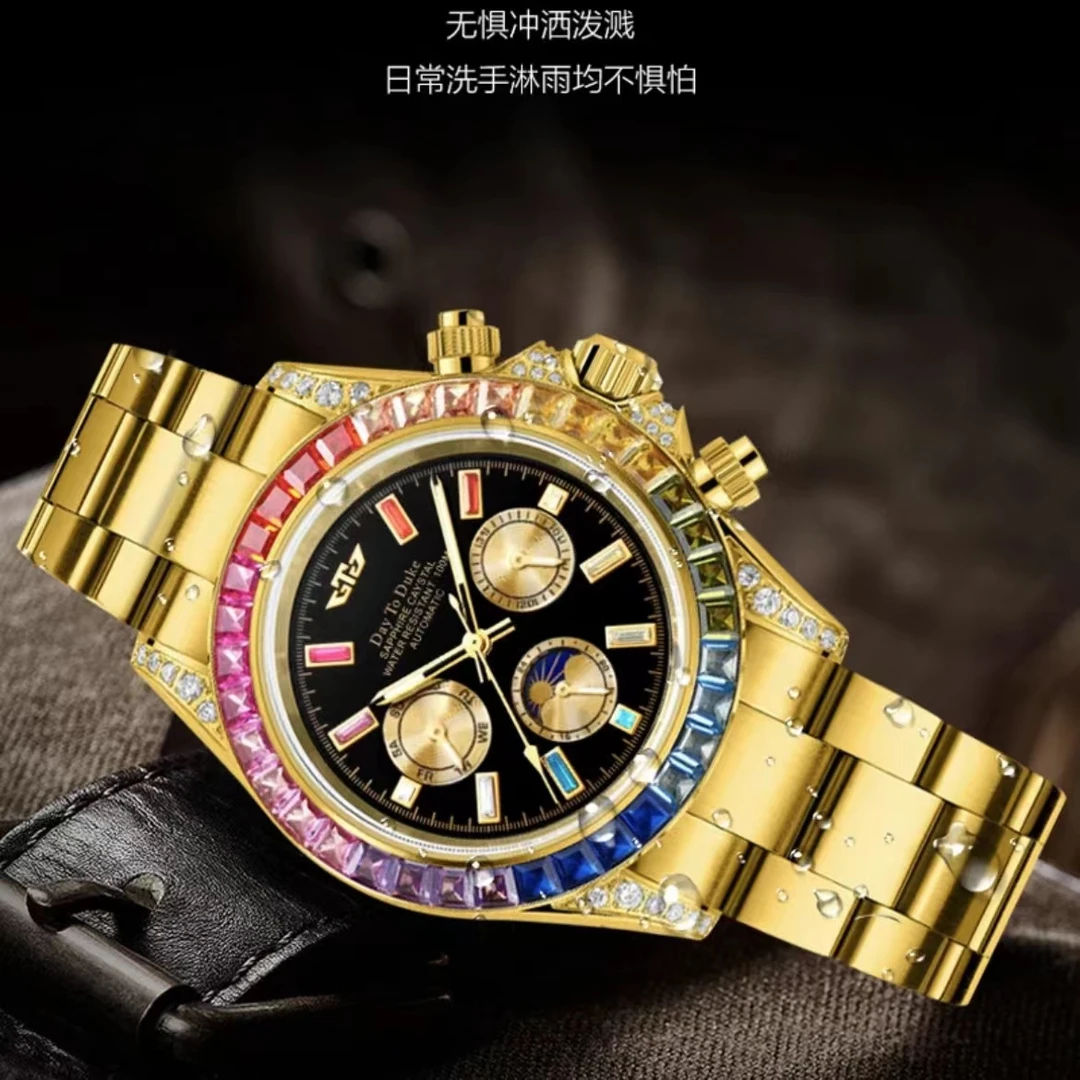 全新未使用 Day To duke/天达公爵 菲菲1原装全自动机械表ff chd