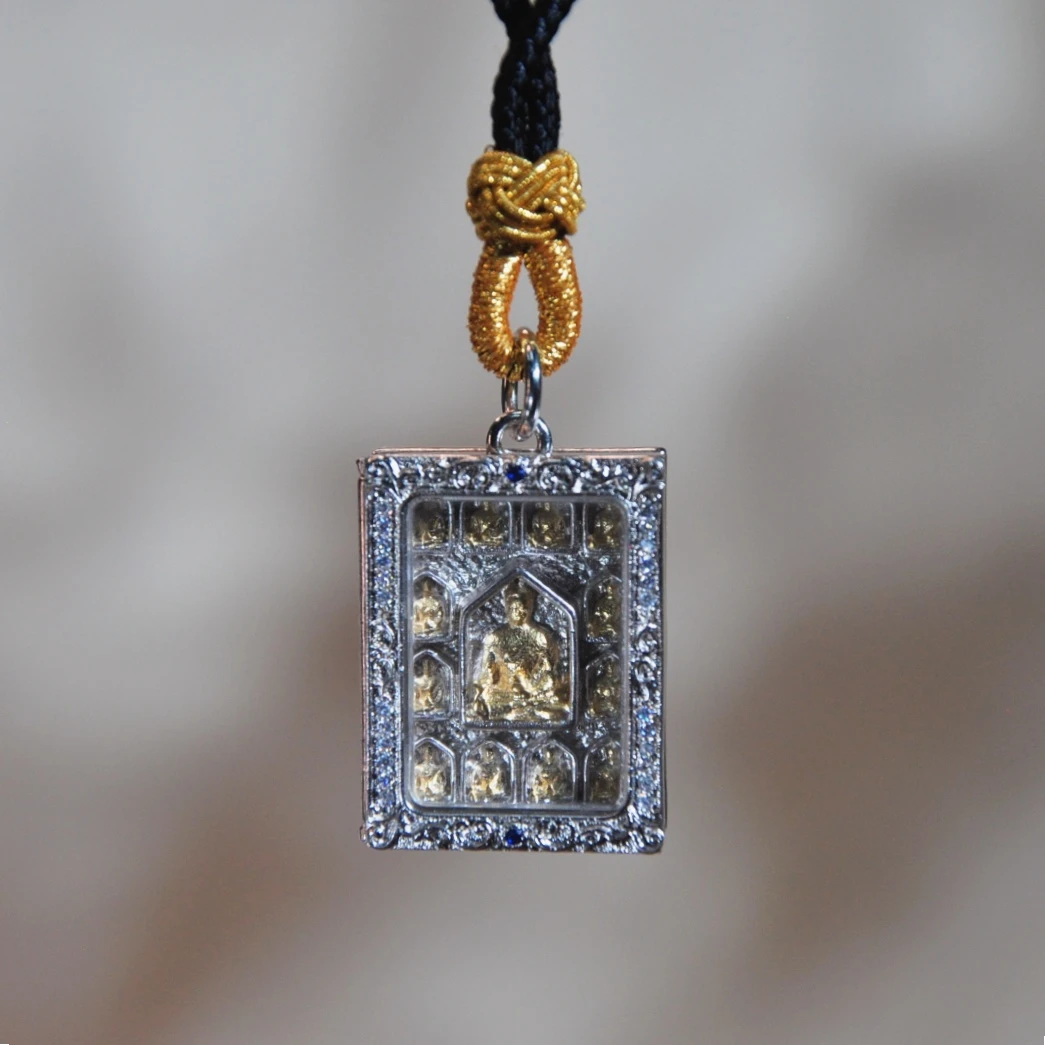 非金属布艺吊坠 【千万福】药师F龛民族风编织项链-A1090095