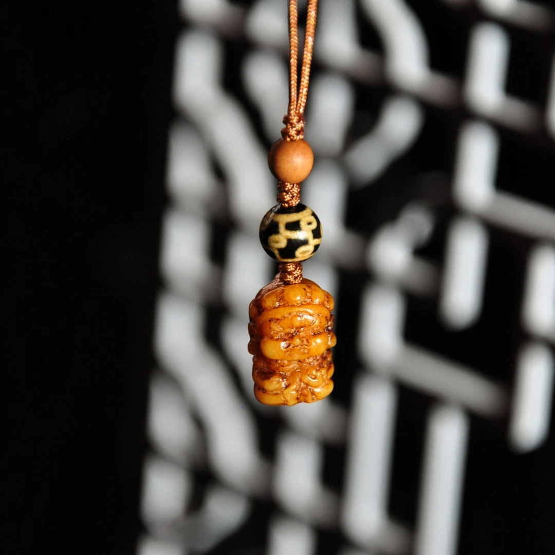 非金属布艺吊坠 【千万福】骨骨大黑天民族风编织挂件-A1700428