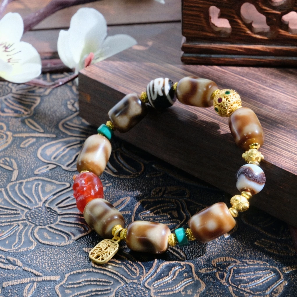非金属布艺手链 【千万福】多宝珠珠阵民族风时尚设计手串-A1700207