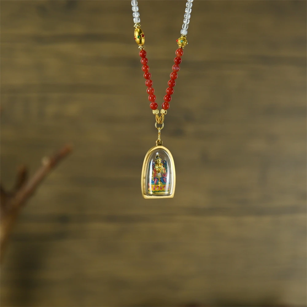 非金属亚克力吊坠 【千万福】绿度度立体擦藏式民族风吊坠-A13801