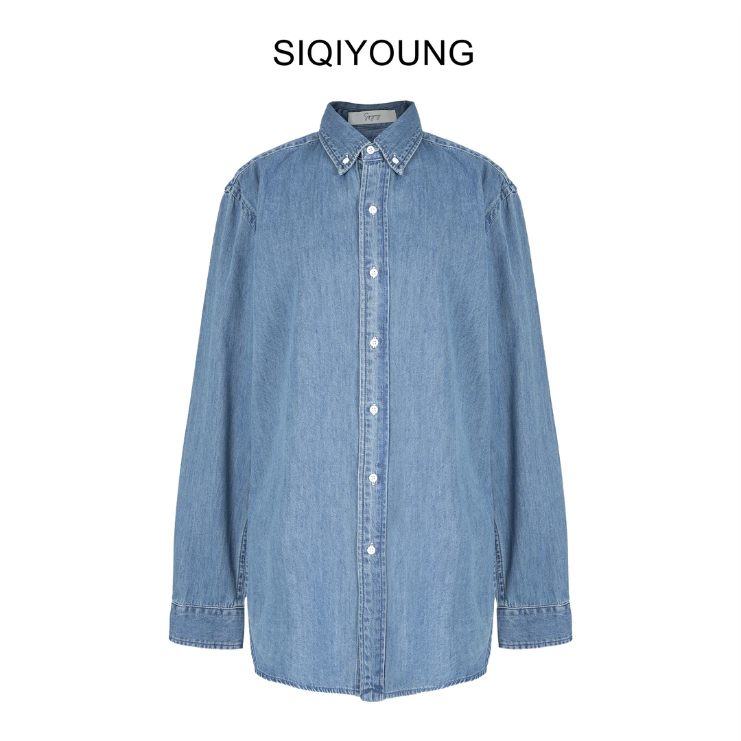 SIQIYOUNG【Maggie精选】牛仔舒适衬衣
