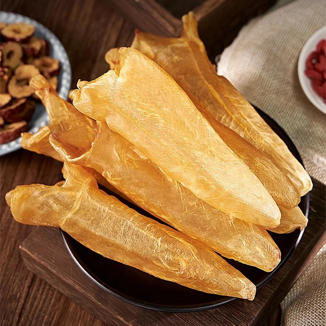 【90-100头】正宗海产品黄花胶深海天然鱼鳔滋补干货孕妇500g