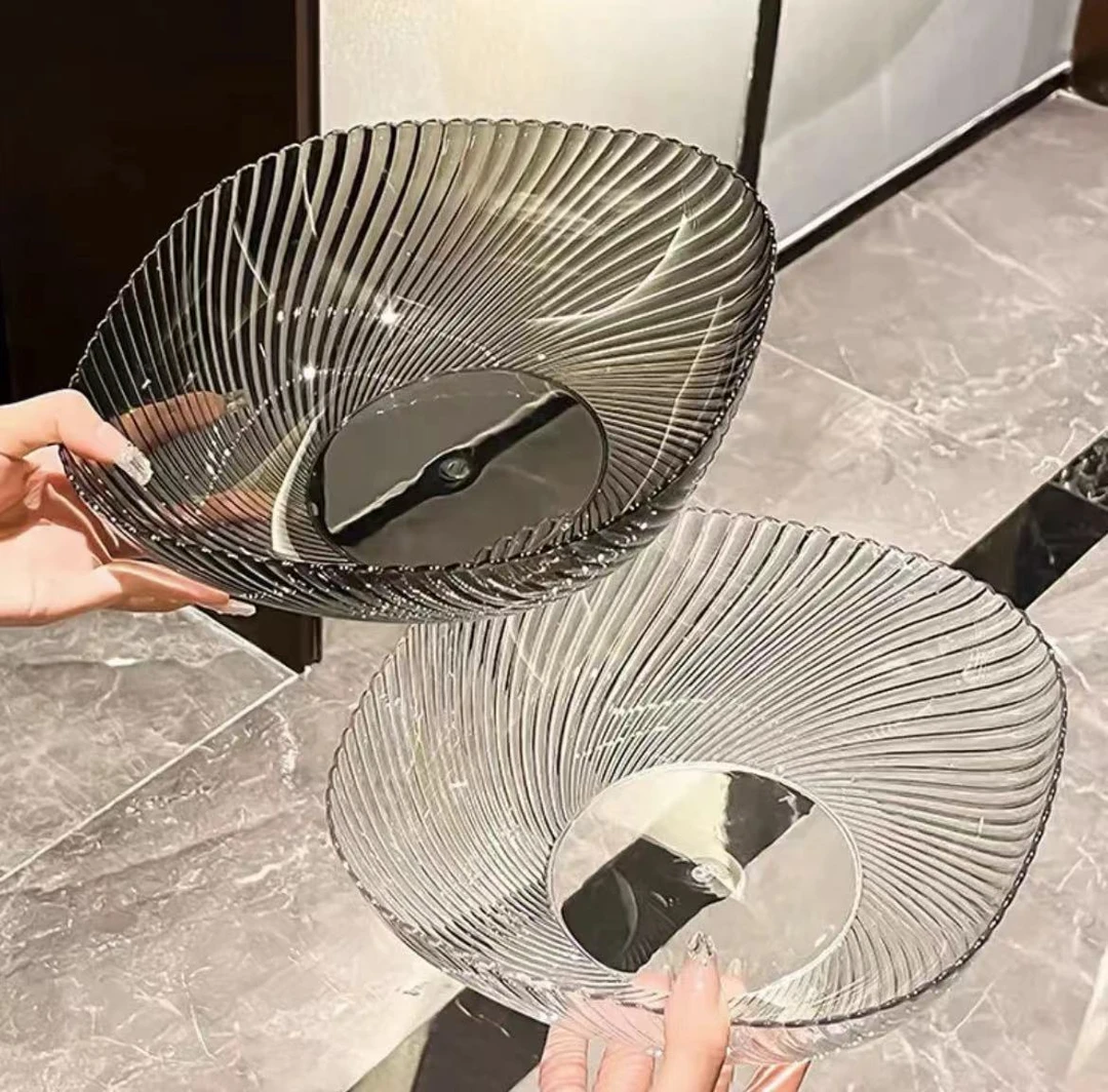 【拍一发三】轻奢水果盘加厚清洗茶几水果盘糖果干果盘