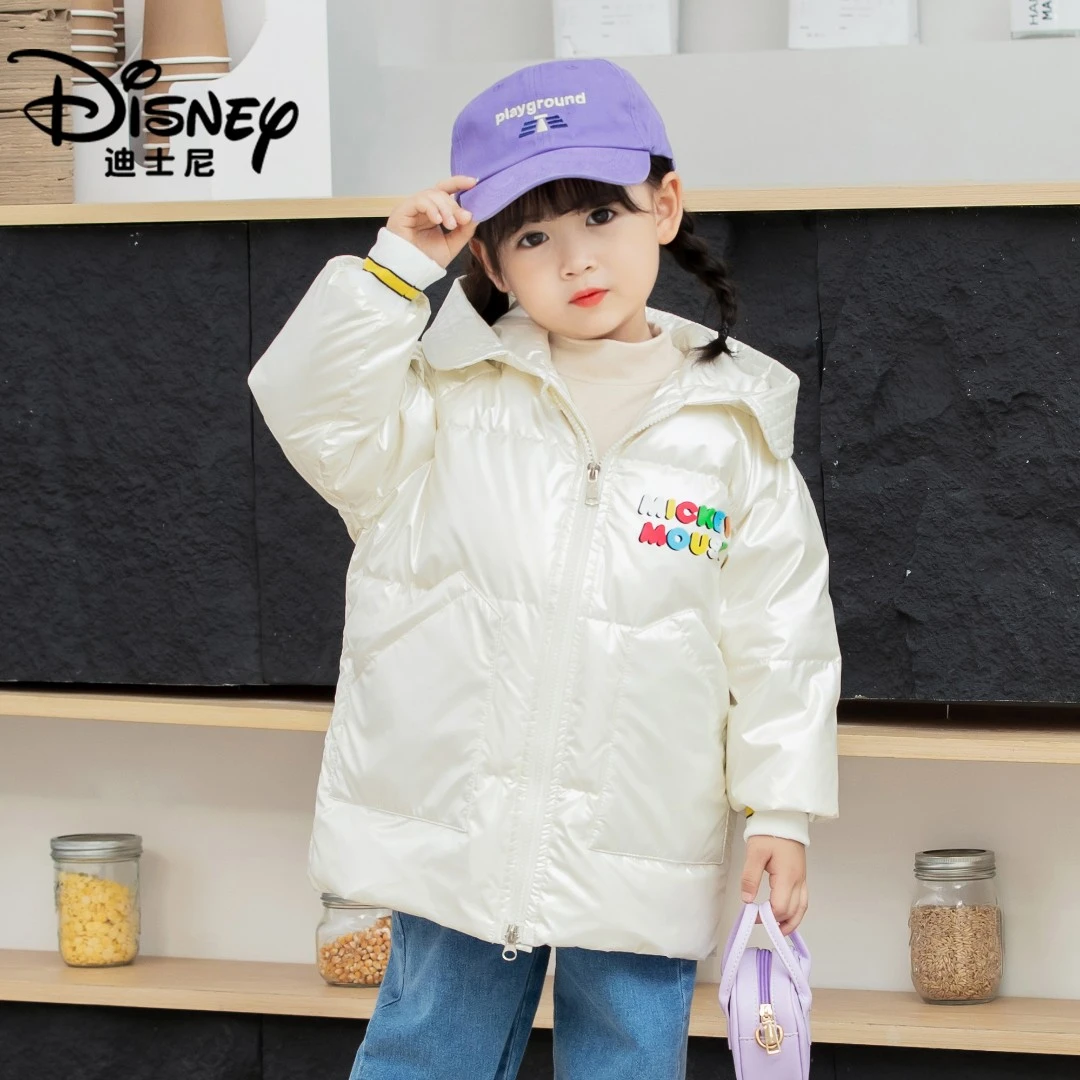 【巴图&博谷优享】Disney/迪士尼新款儿童免洗中长款绒羽绒服-8002