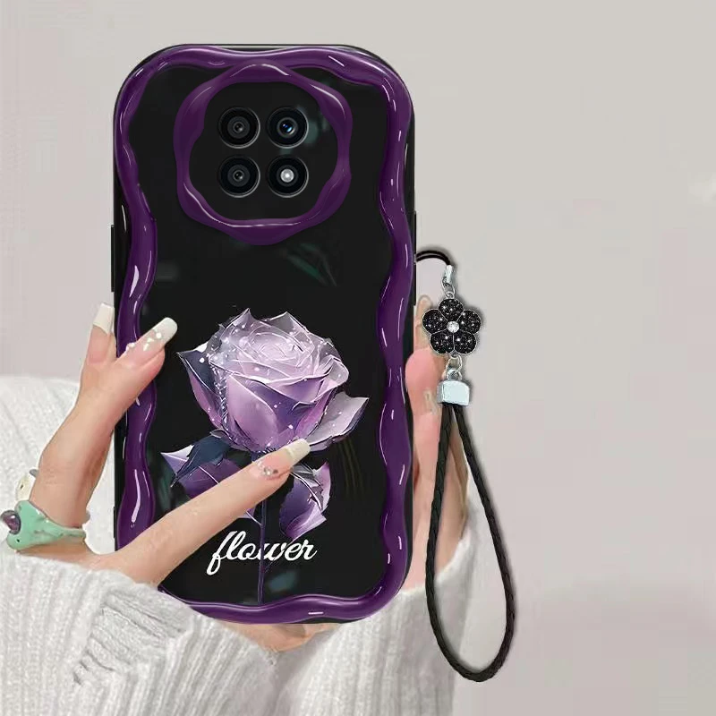 玫瑰适用荣耀X20手机壳NTN-TN20奶油纹轻奢软壳ins风时尚网红新款