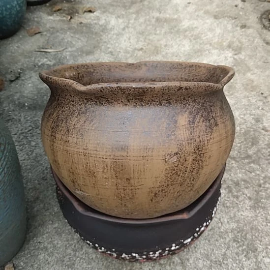 【闪购商品】紫砂花盆口25高18一个