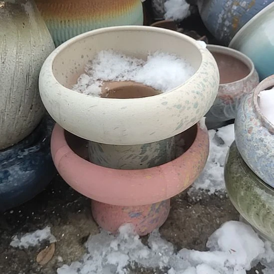 【闪购商品】紫砂花盆口16高16两个