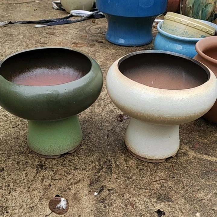 【闪购商品】紫砂花盆口15高18两个