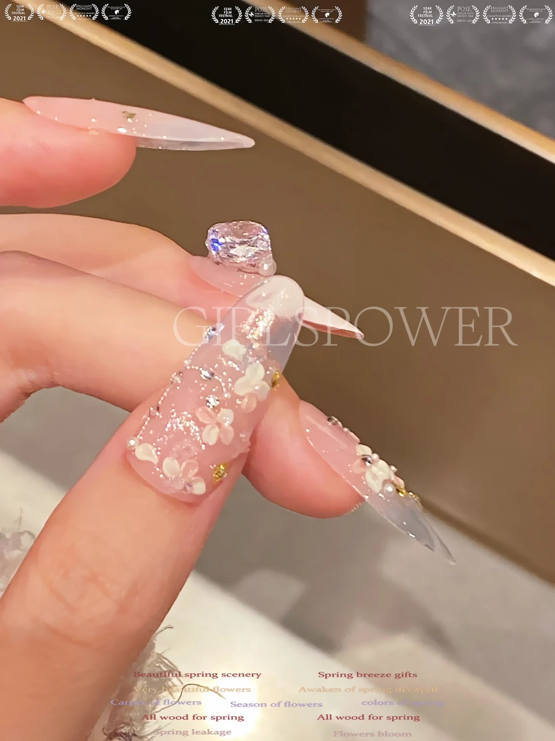 【伊甸园】GIRLSPOWER设计师纯手工穿戴美甲