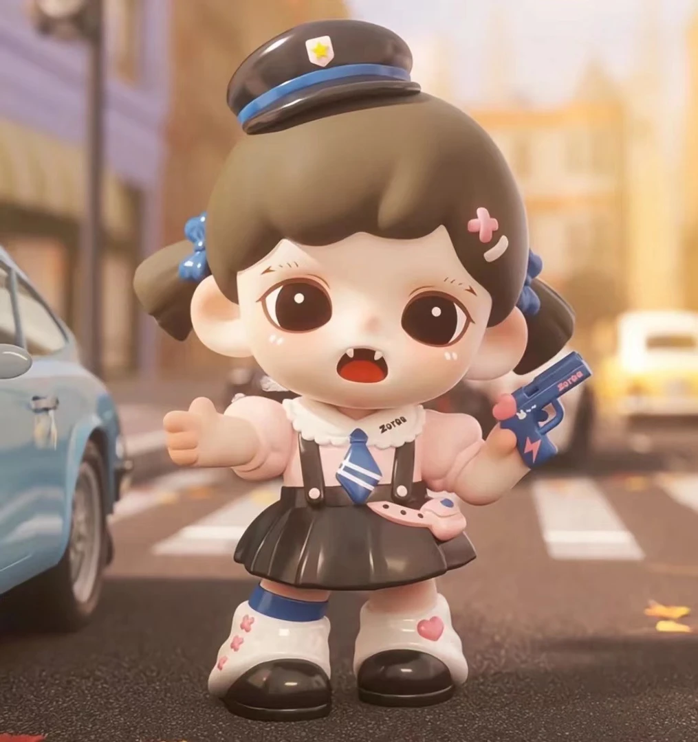 【五朵金花】五人组队集合玩法萌粒手办盲盒隐藏桌面摆件