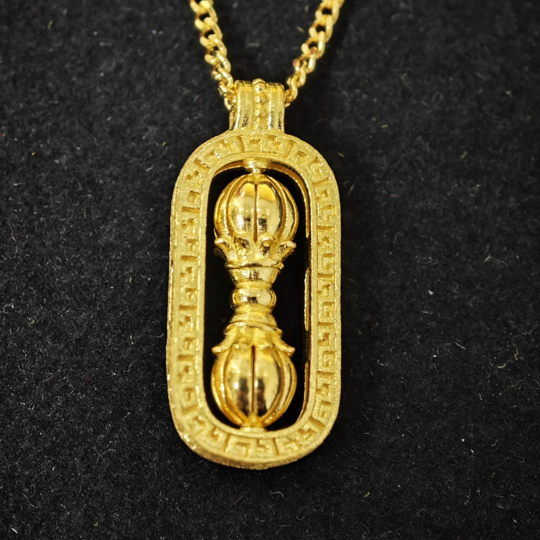 【金刚杵】足金999套链O字链百搭情人节礼物国潮新中式水贝黄金直播