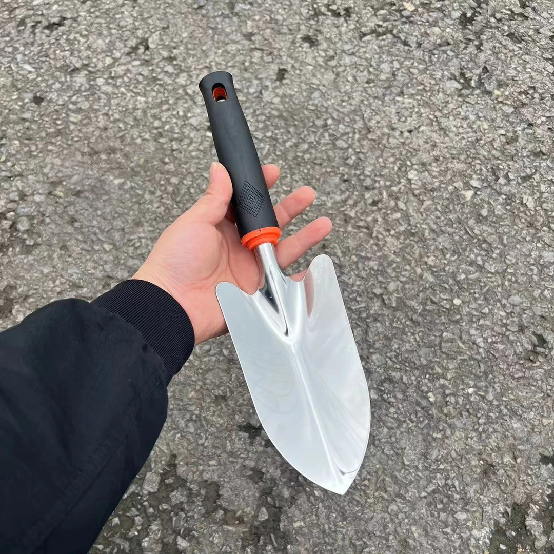 不锈钢铲子种花铁铲家用种菜养花松土挖土小铁锹园艺盆栽种植花铲