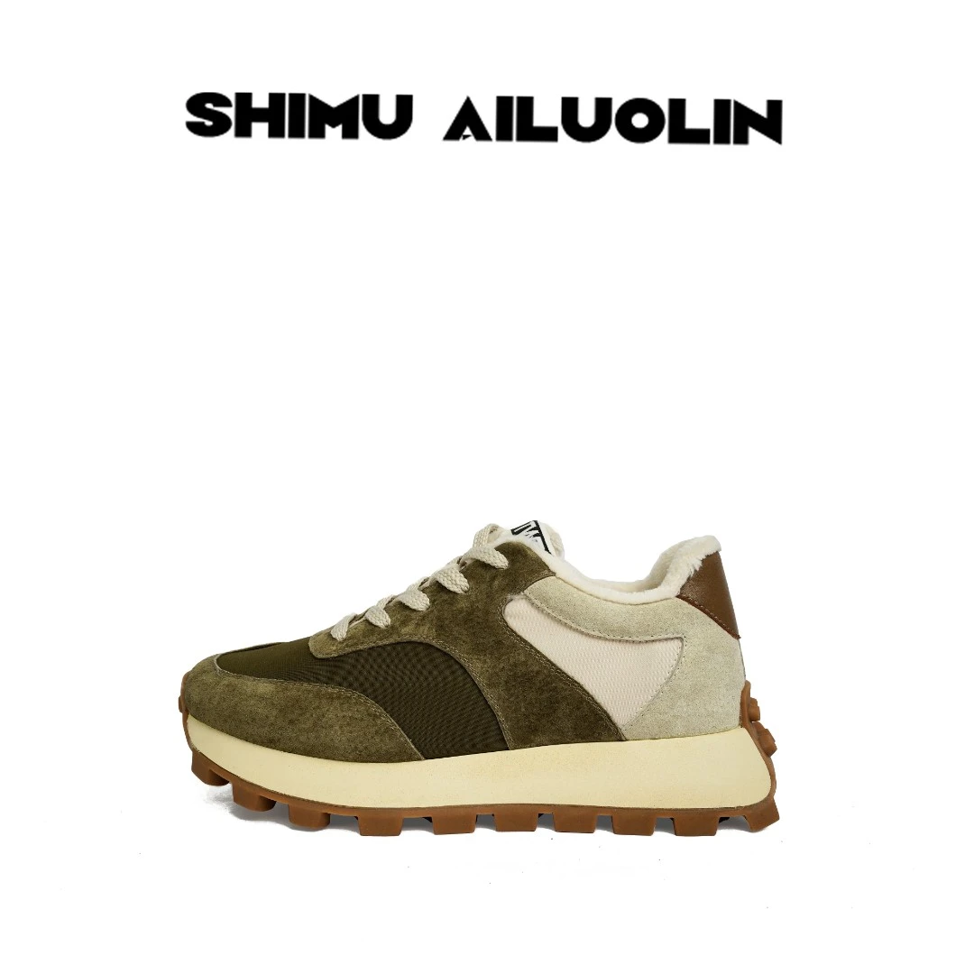 诗慕·爱洛琳【秋冬部落】新款厚底增高百搭爆款女士软底女休闲鞋