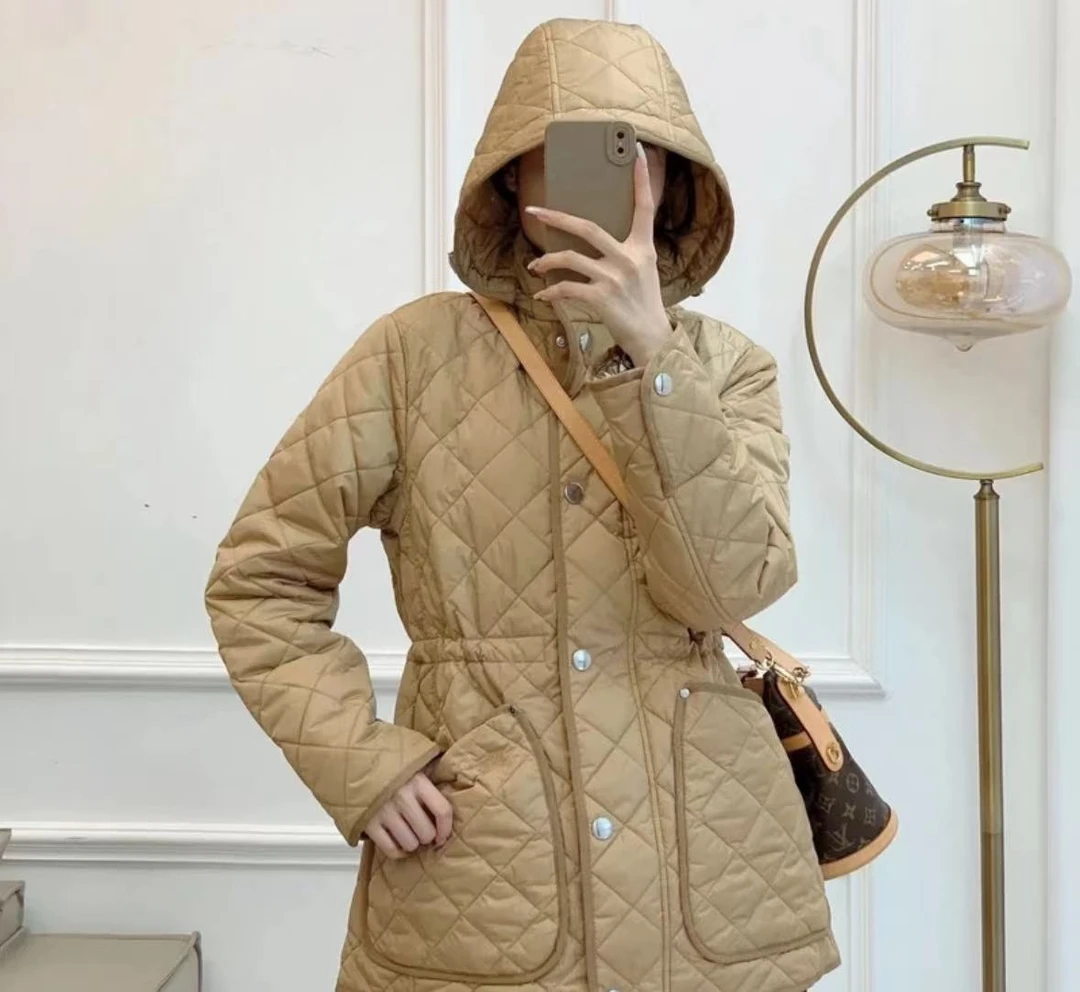 24款时尚百搭秋冬英伦风气质保暖外套棉服125605