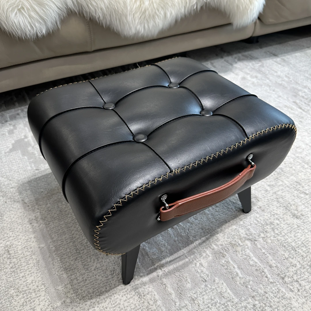 出口高品质复古轻奢提包凳子手提凳换鞋凳儿童茶几凳子