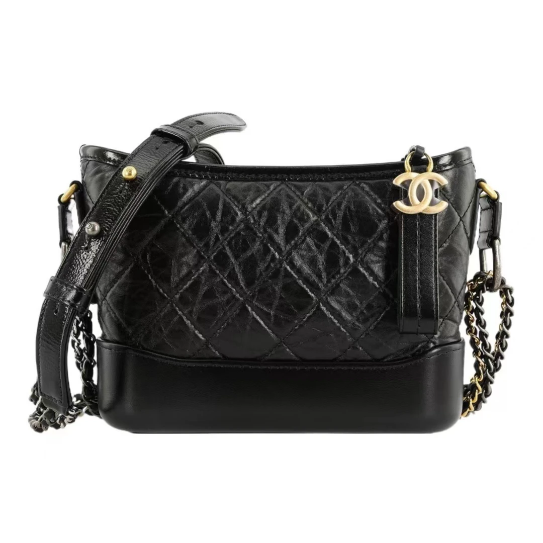 99新 Chanel/香奈儿 [99新原盒]CHANEL流浪包黑色小号/中号24开