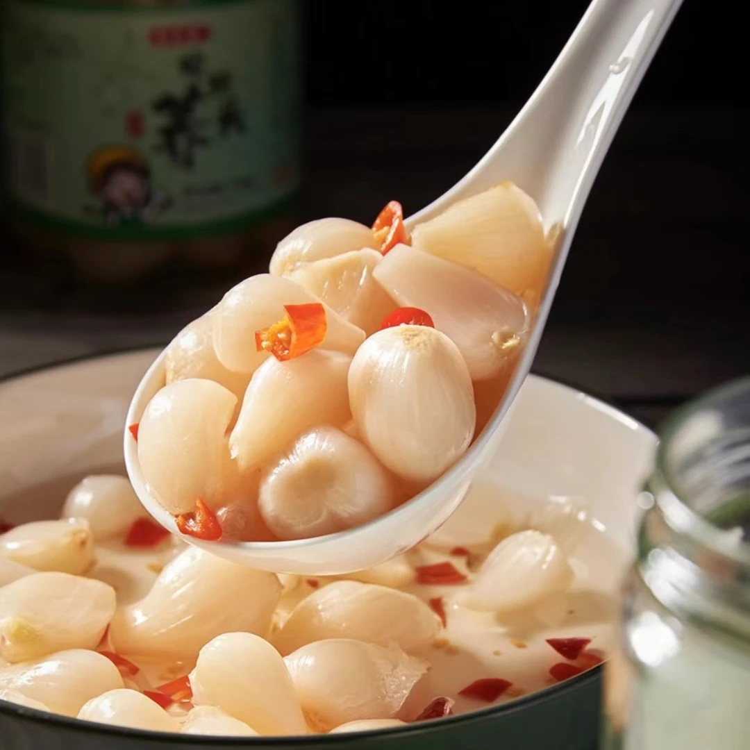 广西酸辣荞头 酸荞头 腌制蒜头 荞头300克/528克一瓶