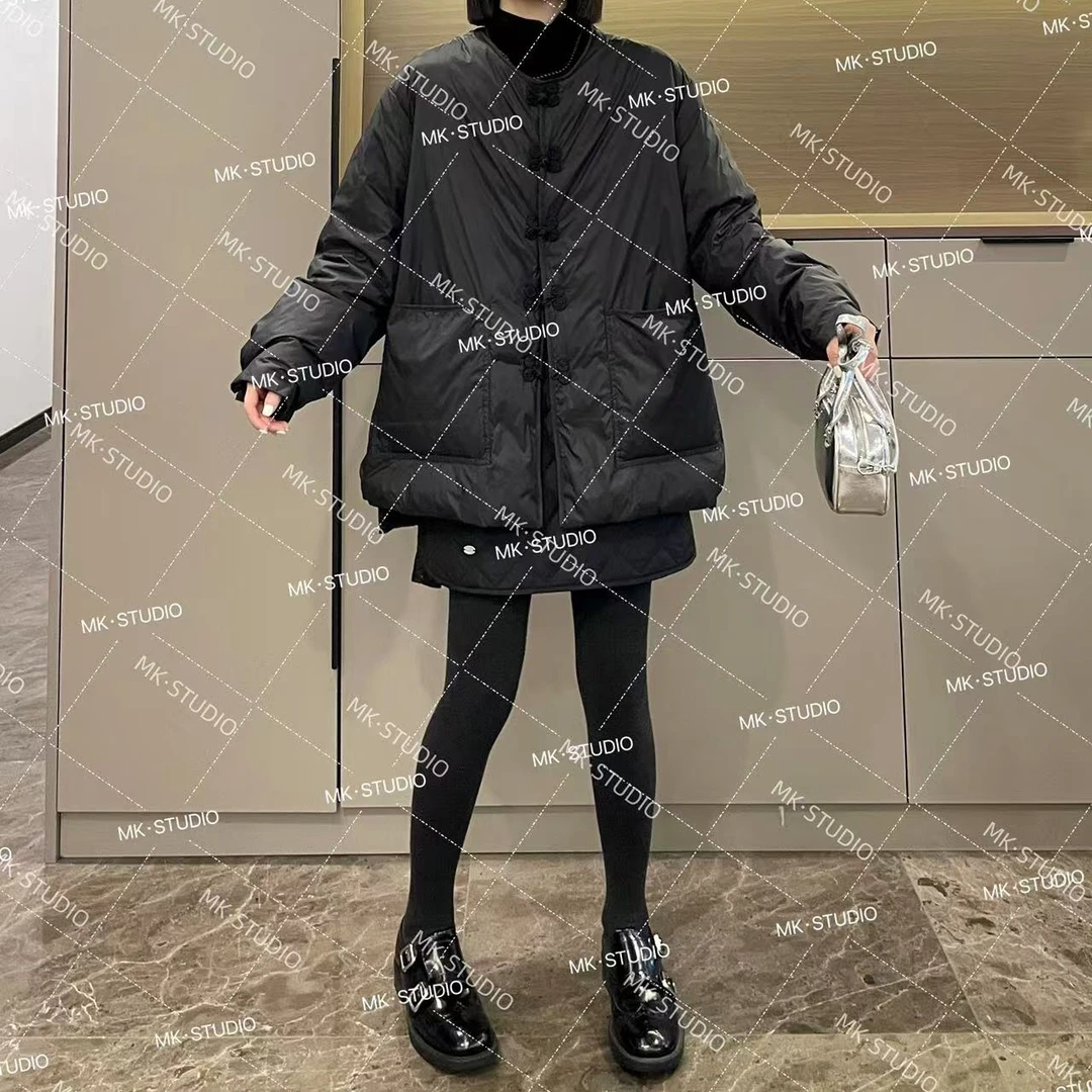 米可/MK-1153【新中式羽绒服】时尚休闲气质减龄秋季新款羽绒服