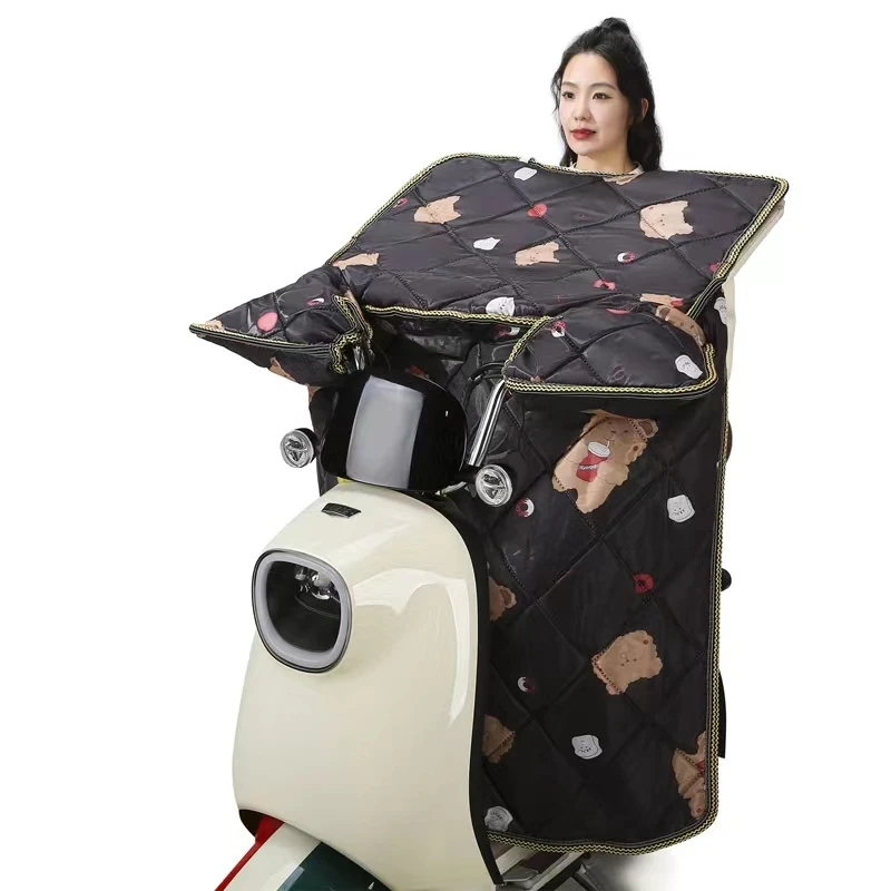 电动车挡风被加厚加绒冬季必备男女通用加绒加厚