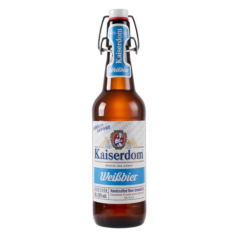 KAISERDOM德国进口精酿小麦原浆浑浊性白啤酒500ml*12瓶