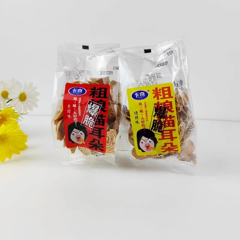 卡奇粗粮猫耳朵72g爆脆猫耳酥香辣烧烤味膨化零食传统小吃追剧