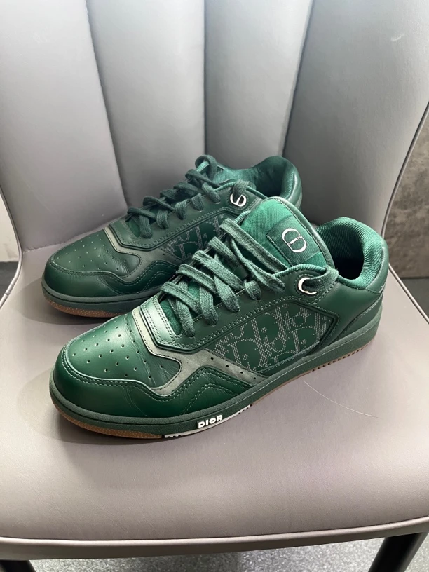 41码/dior/b27/绿色板鞋男鞋时尚休闲鞋
