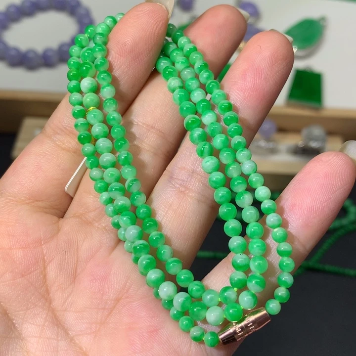 【闪购商品】翡翠颈饰未镶嵌75、