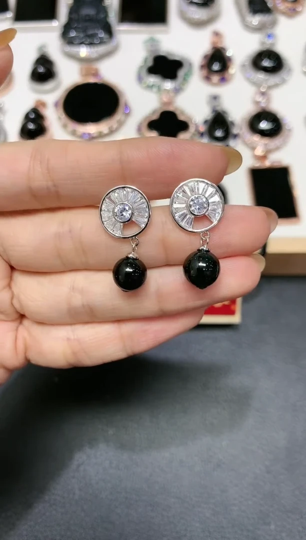 【闪购商品】翡翠吊坠(不含链)银S925镶嵌4多人多样性随机发货1件