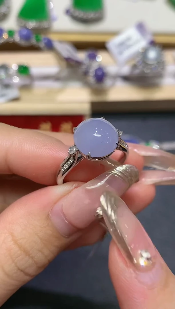 【闪购商品】翡翠戒指18K金镶嵌团购33