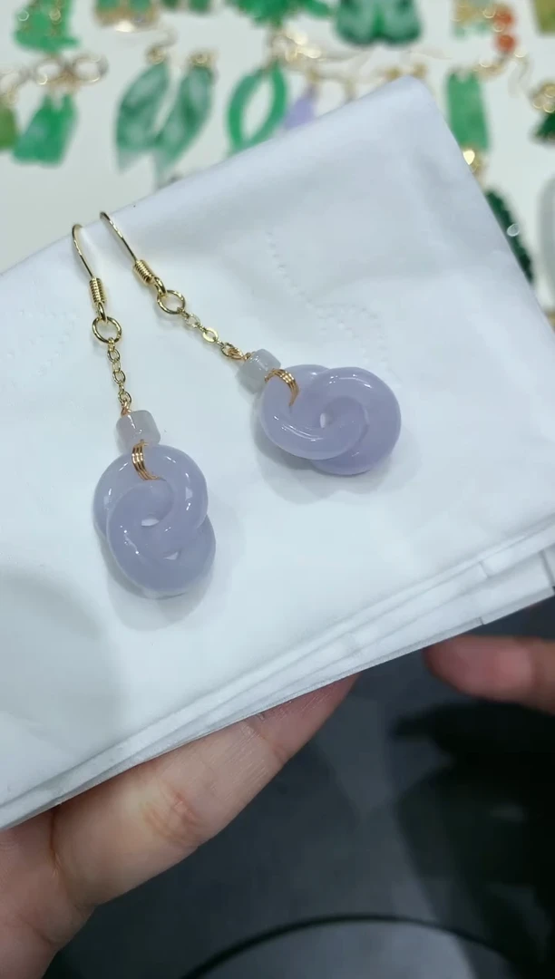 【闪购商品】翡翠耳饰合金24多人多样性随机发货1件