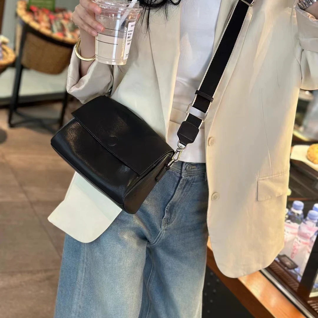 2024新款时尚休闲百搭韩版女士简约单肩包   99171小众