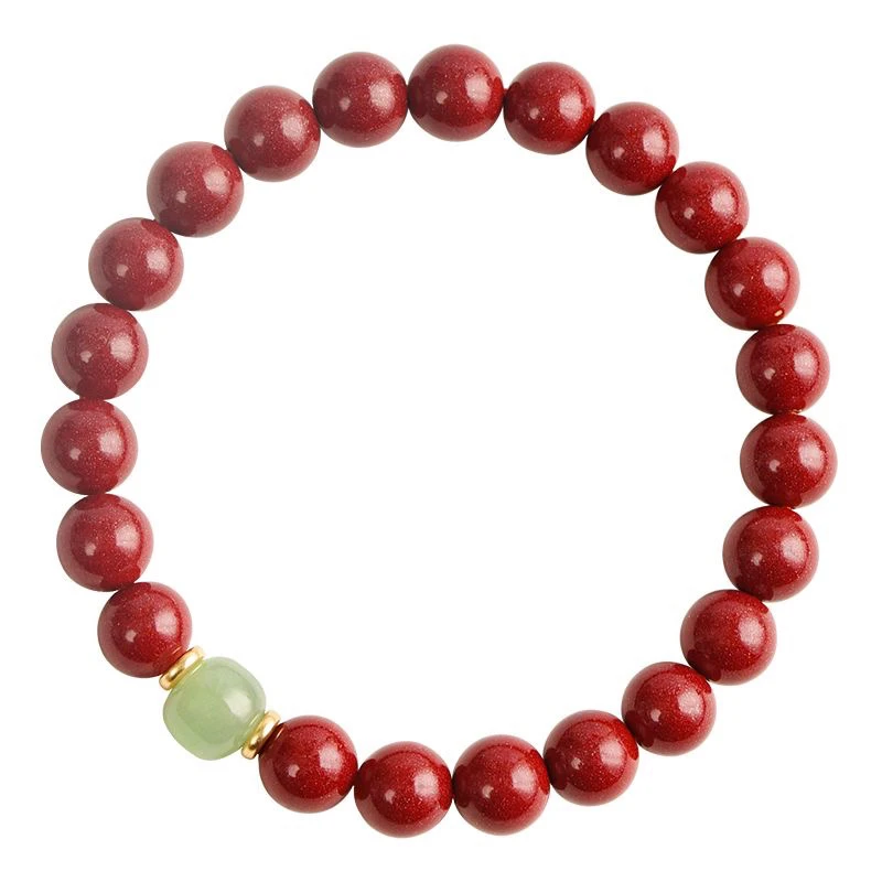 天然辰砂2024新款正品紫金砂手串男女本命年转运手链平安喜乐