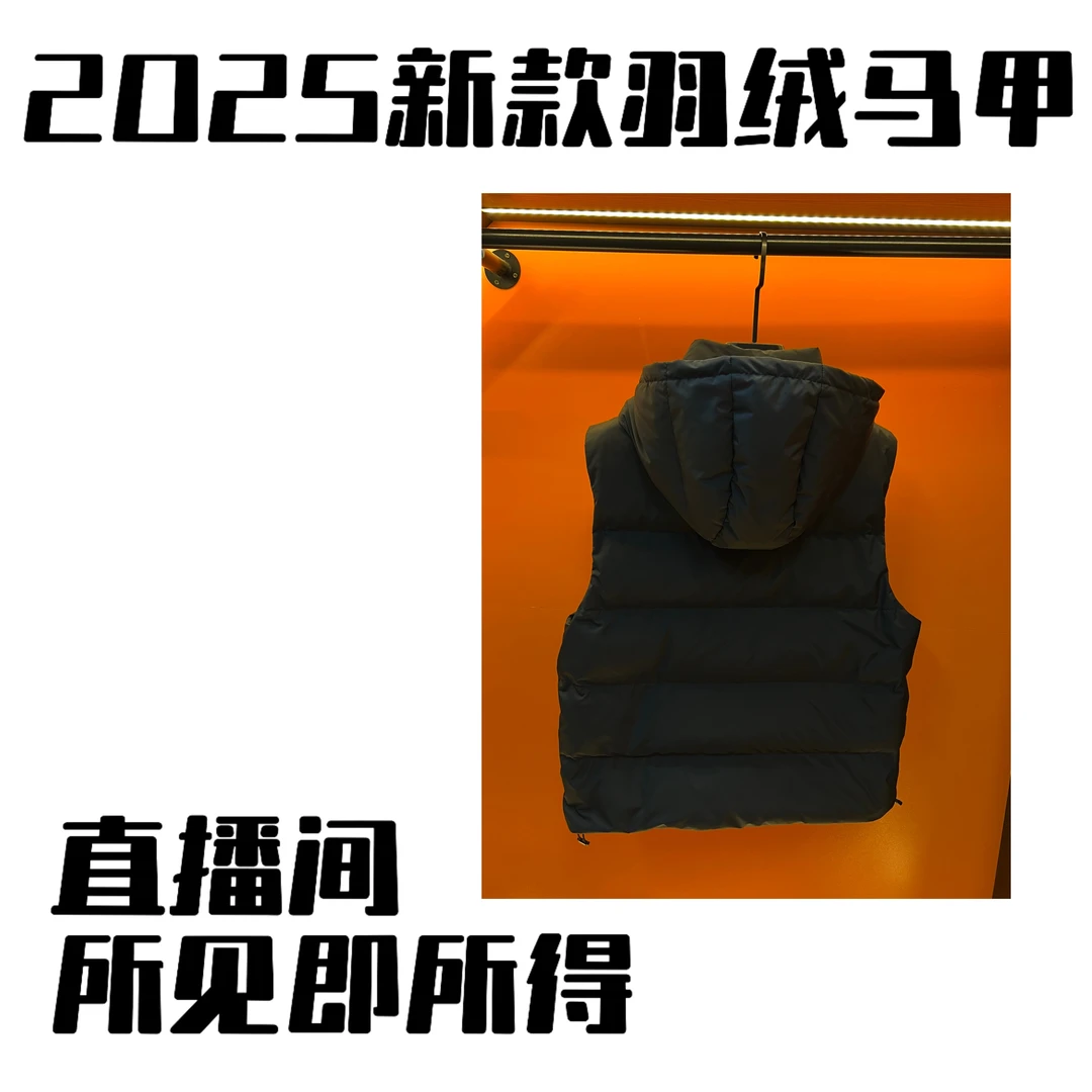 【原单版本】羽绒马甲男装高奢时尚潮流百搭白鸭绒外套【小蔡专属】