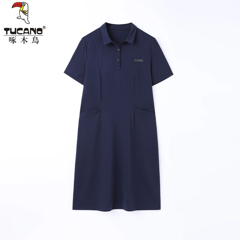 TUCANO/啄木鳥新款时尚百搭休闲款女士休闲连衣裙ZJ-6603