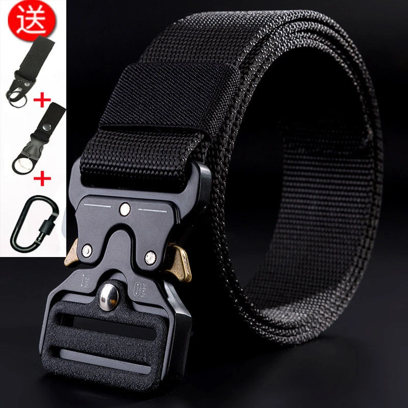 【西藏包邮】合金扣腰带裤带军迷特种兵男作训内腰带户外帆布尼龙