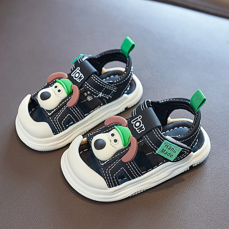 儿童凉鞋0-3岁2023夏季新款宝宝软底学步鞋男女童包头沙滩儿童鞋