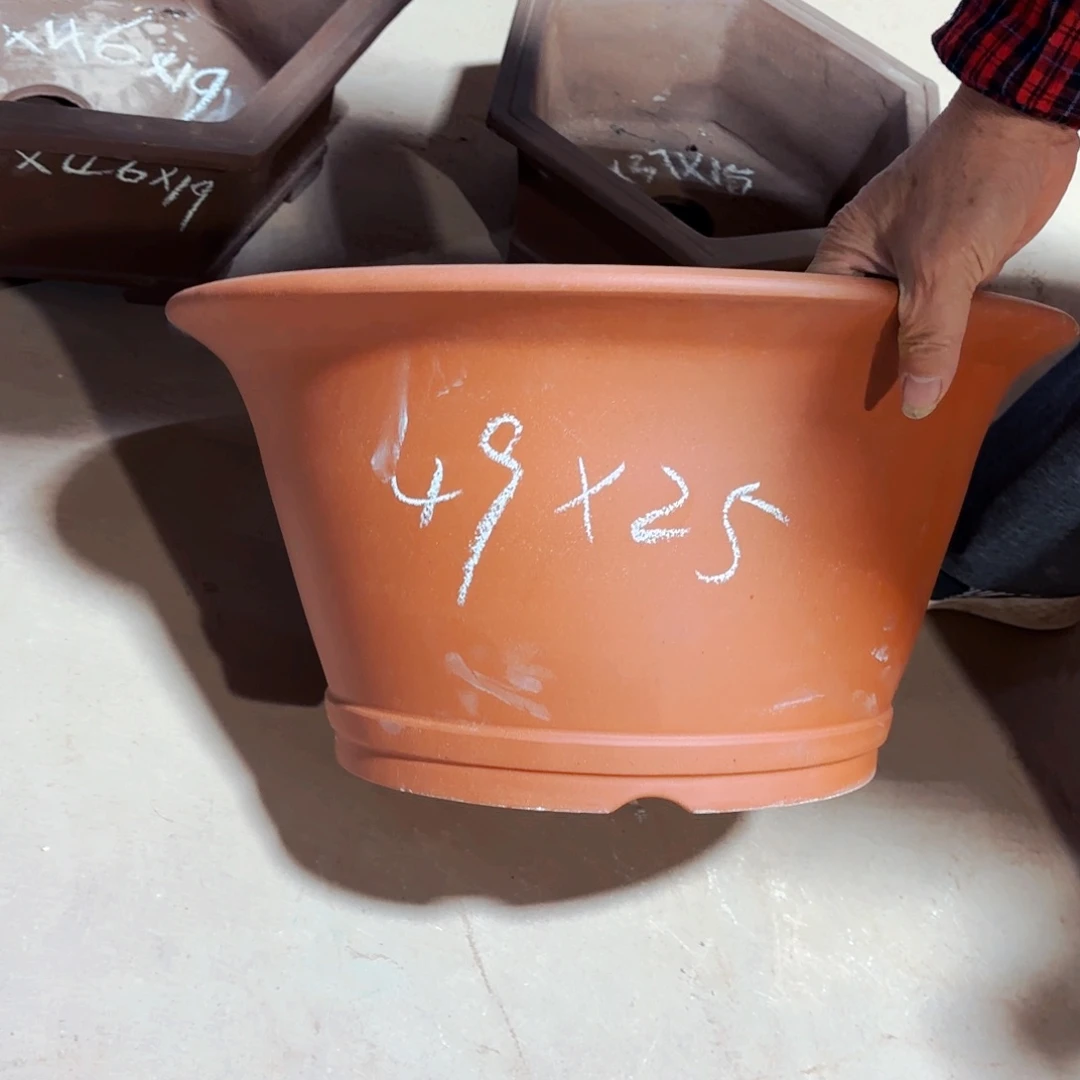 紫砂紫砂花盆碗盆小号