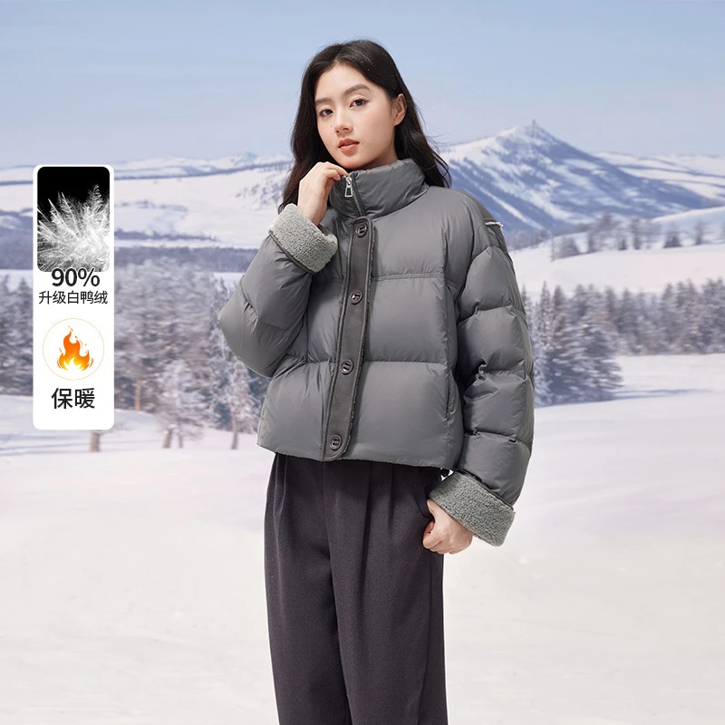 【CC王专属】Y844416羽绒服香影防风立领保暖羽绒服女冬季新款正