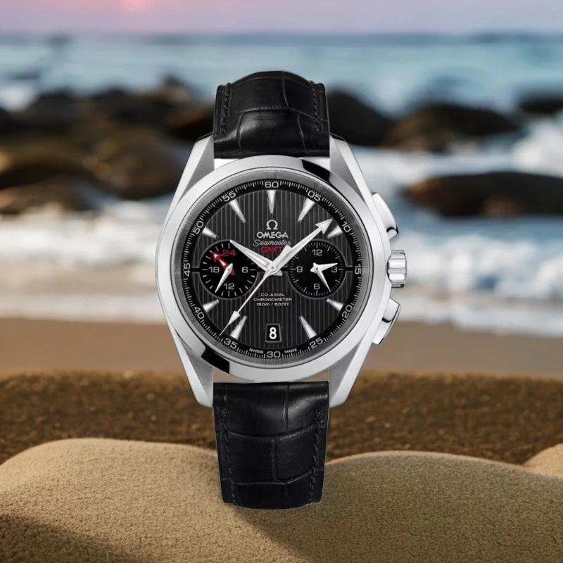 99新 Omega/欧米茄 海马系列 公价67400 全套 商务腕表