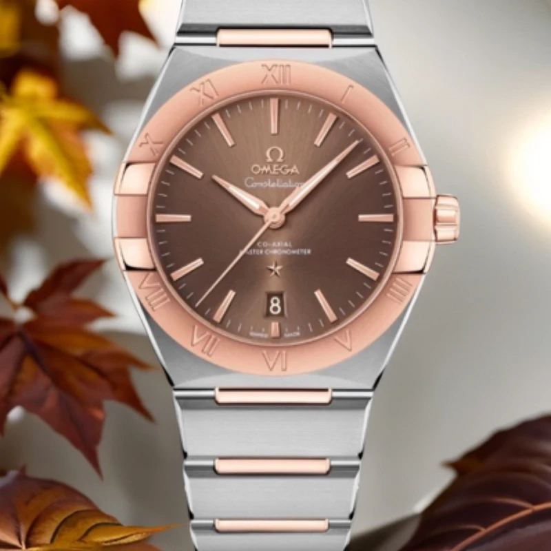 全新未使用 Omega/欧米茄 星座系列 表径39/星座钢带全新全套男士