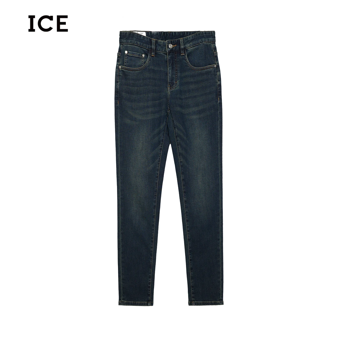 ICE时尚休闲男士水洗直筒欧版牛仔裤 ICE23SS6502
