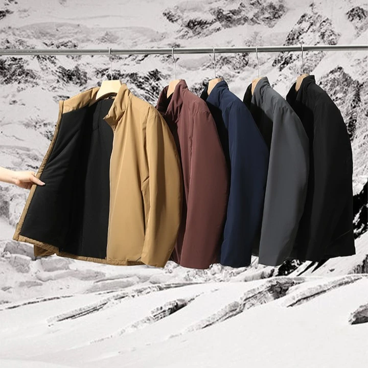 王炸猛货 LEAVO JOHNSON里奥强森冬季立领三防面料简约棉服棉衣男