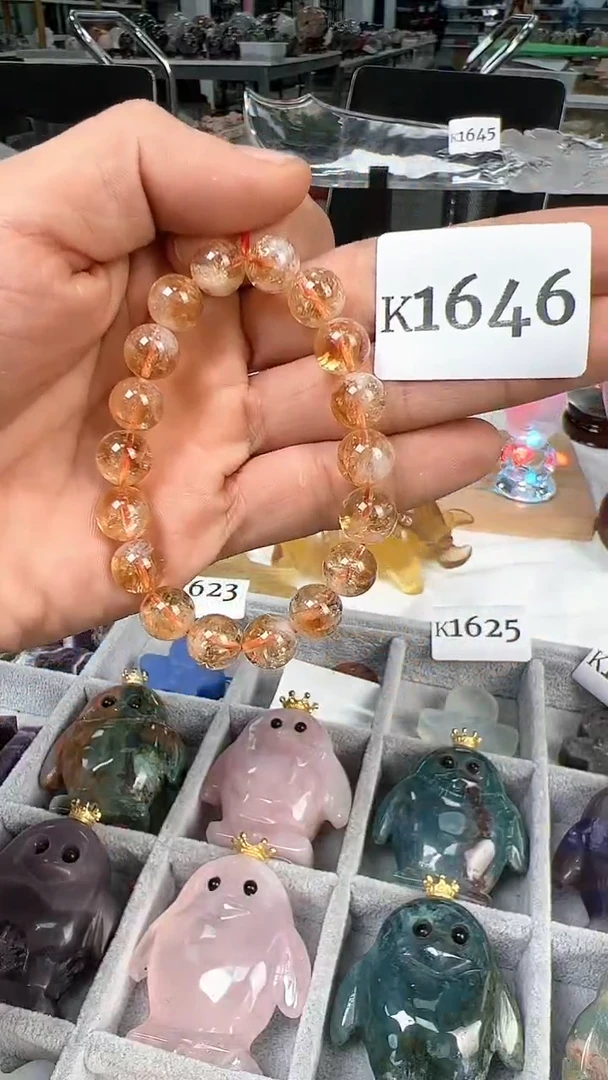 【闪购商品】水晶手链未镶嵌K1646    10mm