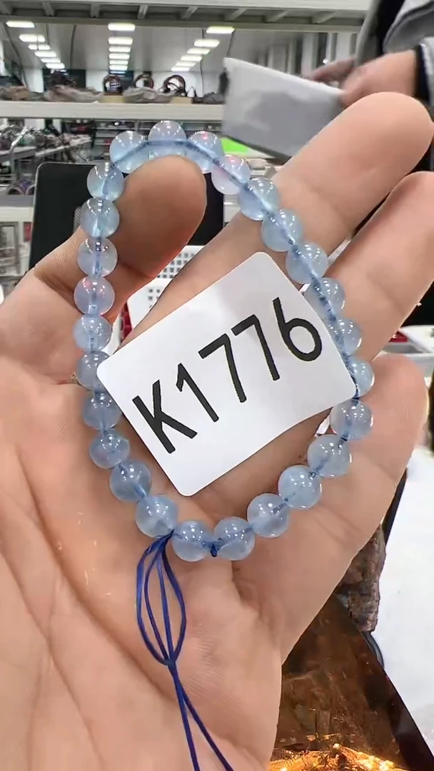 【闪购商品】海蓝宝石手链未镶嵌K1776    7mm