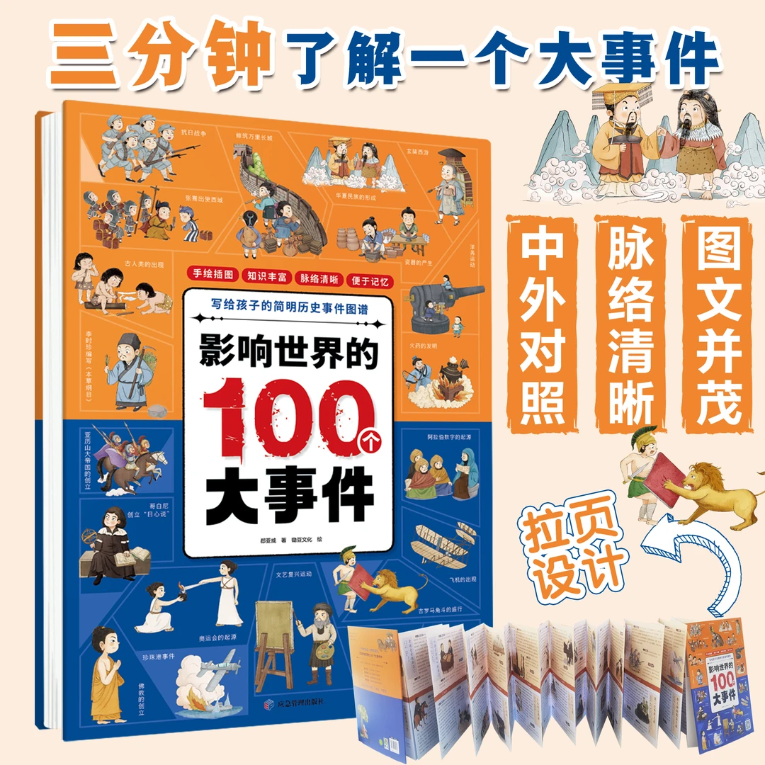 影响世界的100个大事件+大人物  全2册