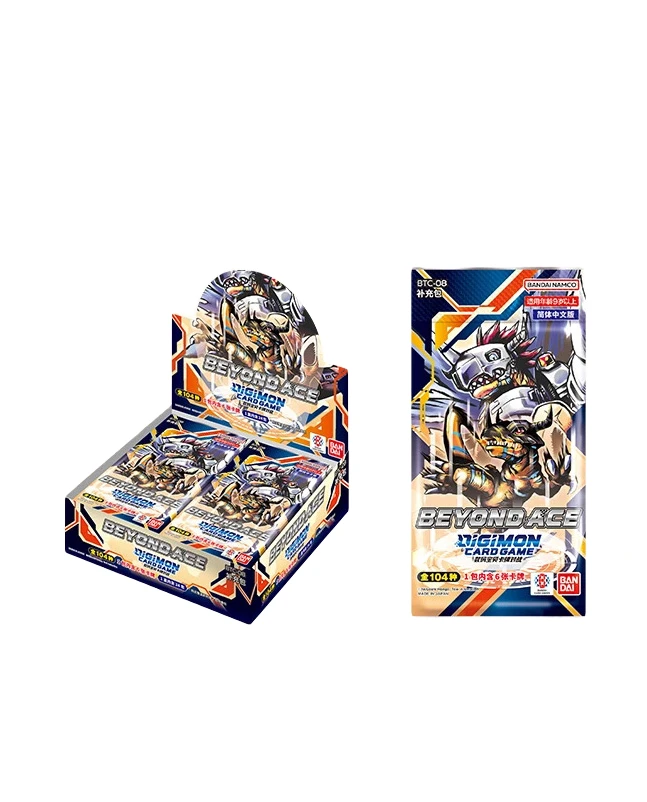 BANDAI/万代修仙 数码宝贝对战卡牌 BTC08简中 原盒组队 无高升罕