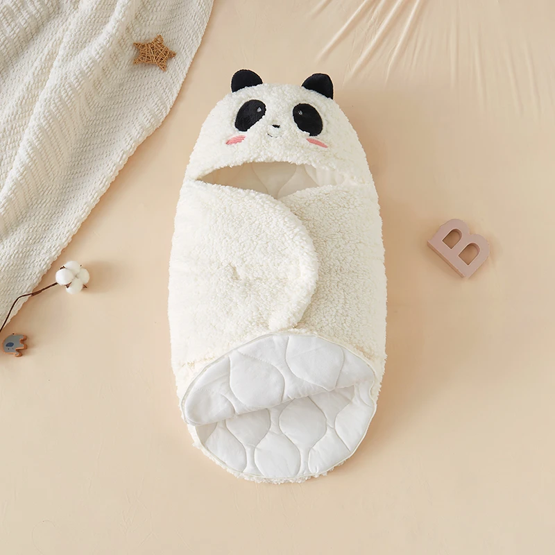 婴儿睡袋秋冬加厚新生儿包被防踢被刚出生宝宝抱被防惊跳外出包裹